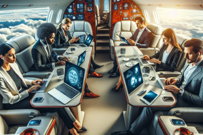 In-Flight Connectivity Evolution: Enhancing Productivity and Enjoyable Travel Experience