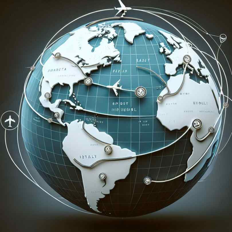 Private jet routes